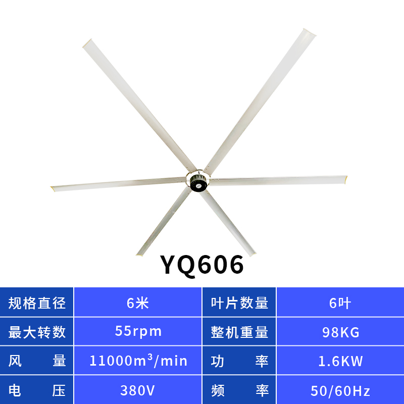 2026年大功率工业吊扇 空间通风难题 专业定制参考
